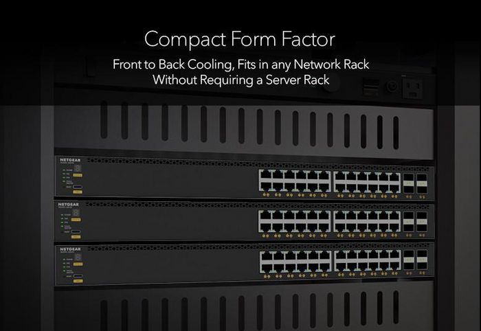 Netgear XSM4328FV-100NES M4350-24F4V Switch 24xSFP+ 4xSFP28 25G Noir
