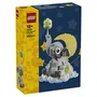 Lego 40814 - Figurine à construire bébé éléphant sur nuage, tête tournante, déco exposition, collection LEGO Icons