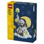Lego 40814 - Figurine à construire bébé éléphant sur nuage, tête tournante, déco exposition, collection LEGO Icons