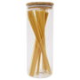 Cook Concept Bocal en verre borosilicaté de 2 L avec couvercle en bambou