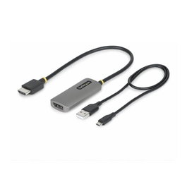 StarTech.com Adaptateur Actif HDMI 2.1 vers DisplayPort 1.4 8K 60Hz 30 cm HDCP DSC