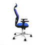 Piqueras y Crespo Chaise de Bureau 3D086N1 Bleu