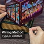 Maquette Book Nook Hong Kong Neon Light 13 x 17 cm