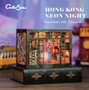 Maquette Book Nook Hong Kong Neon Light 13 x 17 cm