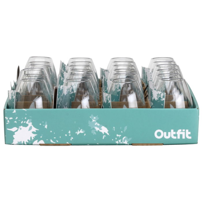 Outfit Lot de 24 Lampes Solaires d.6,5 cm h.9 cm