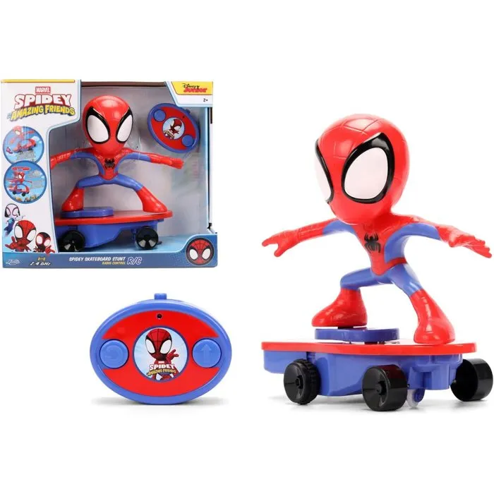Majorette Spidey Skateboard radiocommandé Marvel