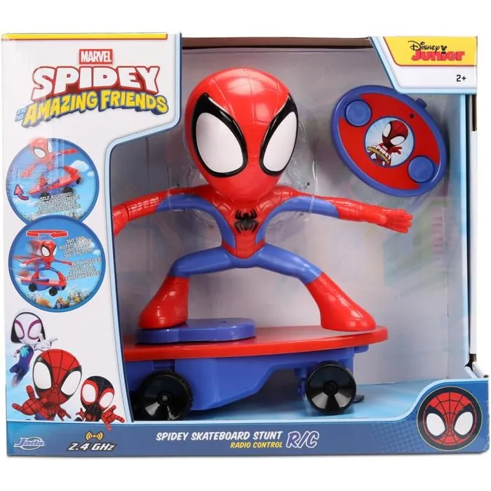 Majorette Spidey Skateboard radiocommandé Marvel