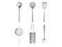 Kinvara Set 7 Pièces Ustensiles de Cuisine Acier Inoxydable 15x32x14 cm (Set de 6)