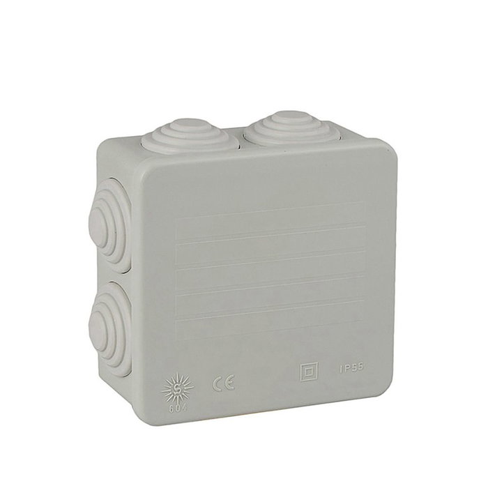 Solera Boîte de dérivation carrée étanche 80x80x35mm 604 Solera Boîte de dérivation carrée étanche 80x80x35mm 604