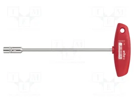 WIHA Clé à douille HEX 8mm en acier chrome-vanadium nickelé