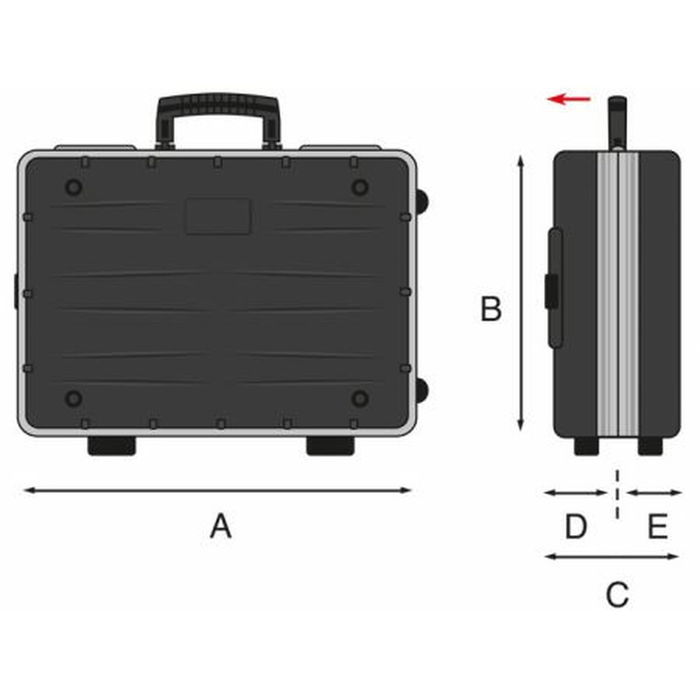 Mallette à Outils GT Line Revo21 polypropylène