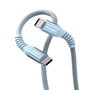 Verbatim Câble Magnétique Sync & Charge USB-C vers USB-C 100W 120cm Bleu
