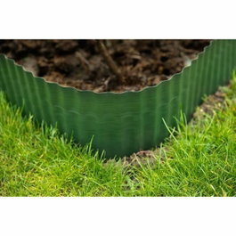 Nature Bordure gazon polyéthylène verte H15 cm x 9 m