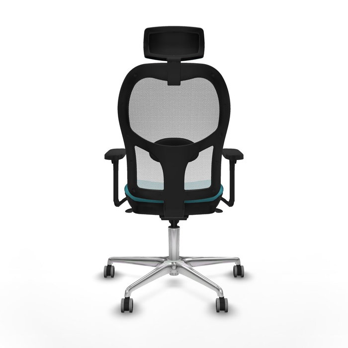 Piqueras y Crespo 3D086G2 Chaise de Bureau Turquoise avec Appui-tête