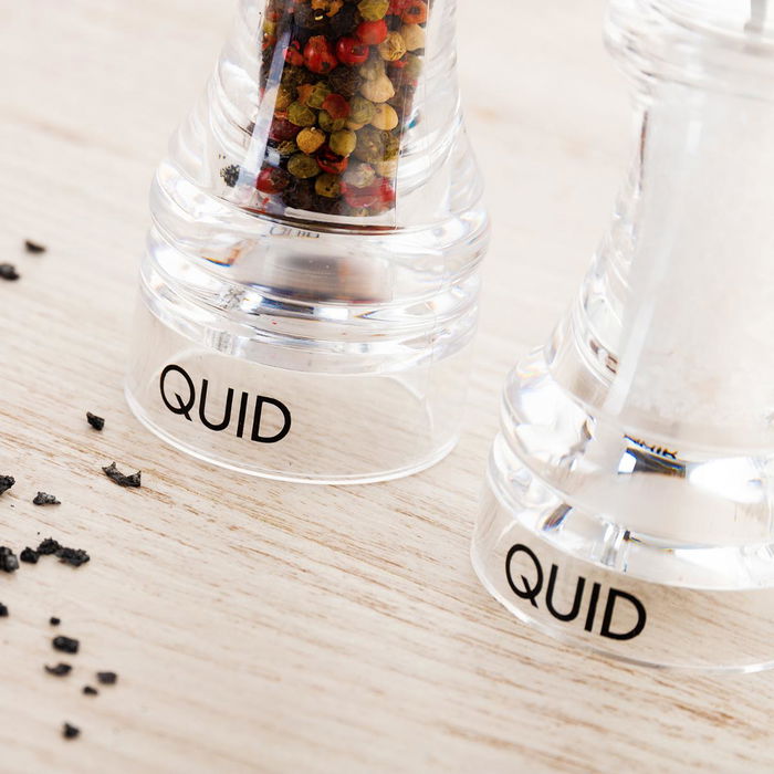 Quid Molinillo Acrílico Hábitat 15 cm (12 Unidades)