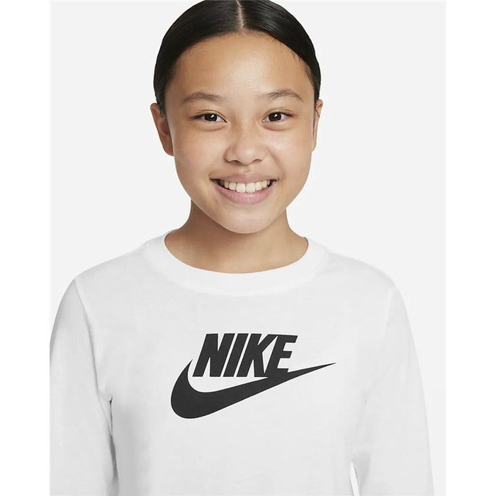 T shirt à manches courtes Enfant Nike CZ1260-100 Blanc