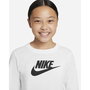 T shirt à manches courtes Enfant Nike CZ1260-100 Blanc