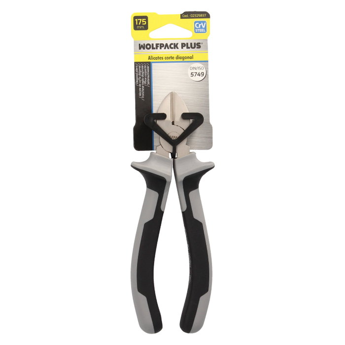 WOLFPACK LINEA PROFESIONAL Pinces coupantes diagonales 175mm DIN ISO 5749 WOLFPACK LINEA PROFESIONAL Pinces coupantes diagonales 175mm DIN ISO 5749