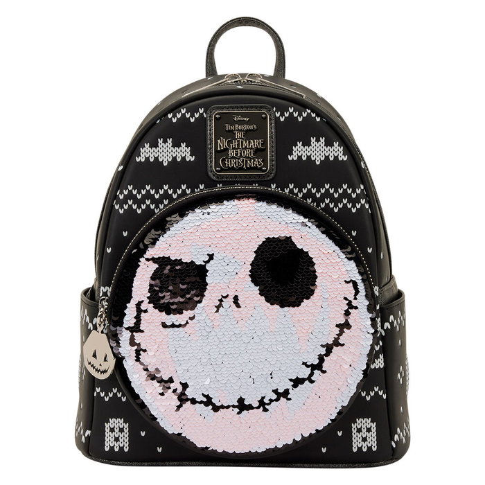 LOUNGEFLY Sac à dos The Nightmare Before Christmas Jack Skellington Disney (22,86 x 11,43 x 26,67 cm) LOUNGEFLY Sac à dos The Nightmare Before Christmas Jack Skellington Disney (22,86 x 11,43 x 26,67 cm)