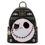 LOUNGEFLY Sac à dos The Nightmare Before Christmas Jack Skellington Disney (22,86 x 11,43 x 26,67 cm)
