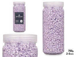 GIFTDECOR Bote Piedra 2 5 mm Metalizada 700g Lila
