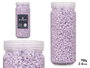 Giftdecor Bocal Pierre Métallisée 2-5 mm 700 g Lilas (Set de 12)