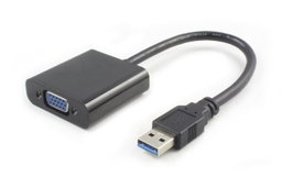 MicroConnect Adaptateur USB 3.0 Type A - VGA, Noir