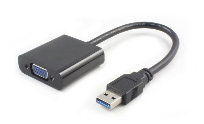 MicroConnect Adaptateur USB 3.0 Type A - VGA, Noir MicroConnect Adaptateur USB 3.0 Type A - VGA, Noir