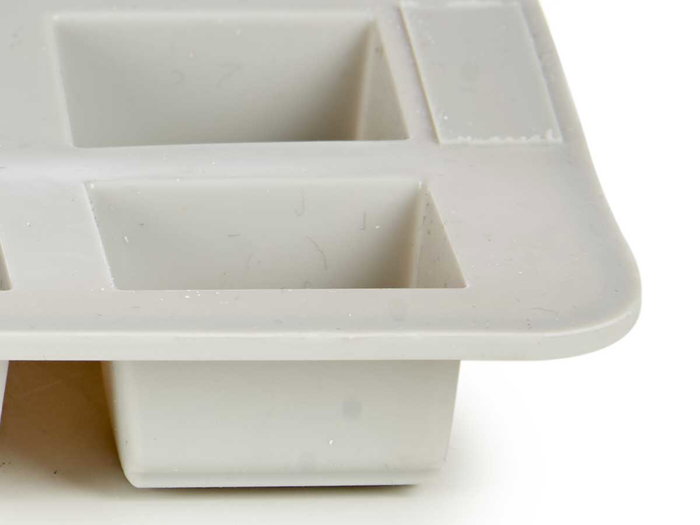 Kinvara Moule en Silicone 15 Bonbons Assortis 21x1,5x11 cm Gris (Set de 24)