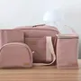 Beaba Pochette Repas Isotherme Bébé Rose Poudré - Grande Capacité, Tissu Imperméable et Anti-Tache