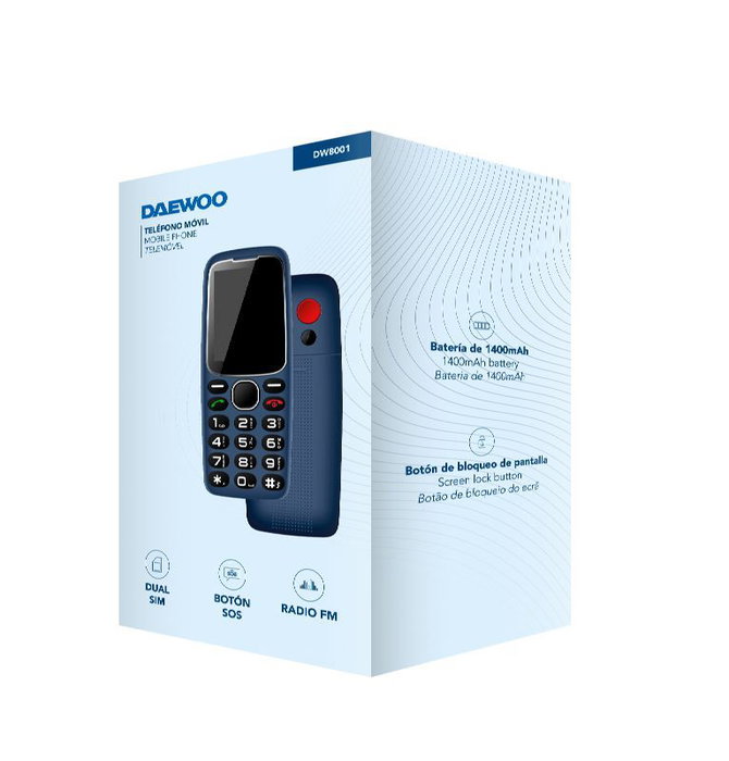Téléphone portable pour personnes âgées Daewoo