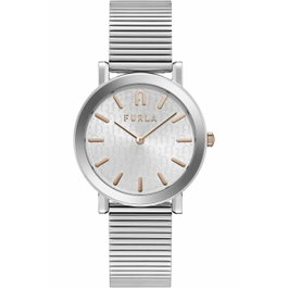 Furla WW00003007L1 - Montre analogique en acier inoxydable gris