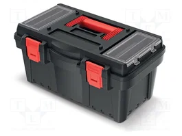KISTENBERG DARK 50 Boîte à outils noire en polymère