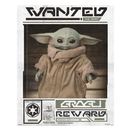 Pyramid International Star Wars: The Mandalorian posters Grogu Wanted (Lot de 4) 40 x 50 cm