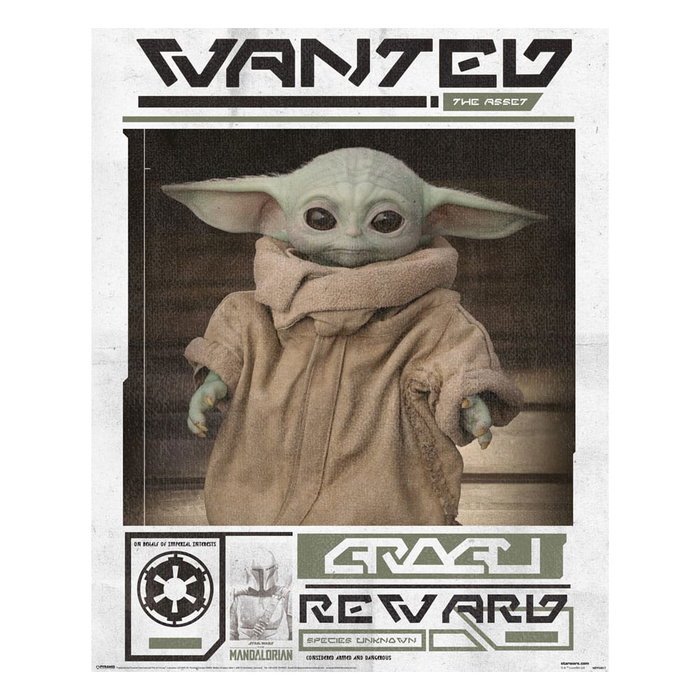 Pyramid International Star Wars: The Mandalorian posters Grogu Wanted (Lot de 4) 40 x 50 cm Pyramid International Star Wars: The Mandalorian posters Grogu Wanted (Lot de 4) 40 x 50 cm