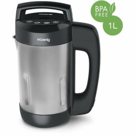 H.Koenig MXC20 Blender chauffant 850 W 1,1 L Noir et Gris