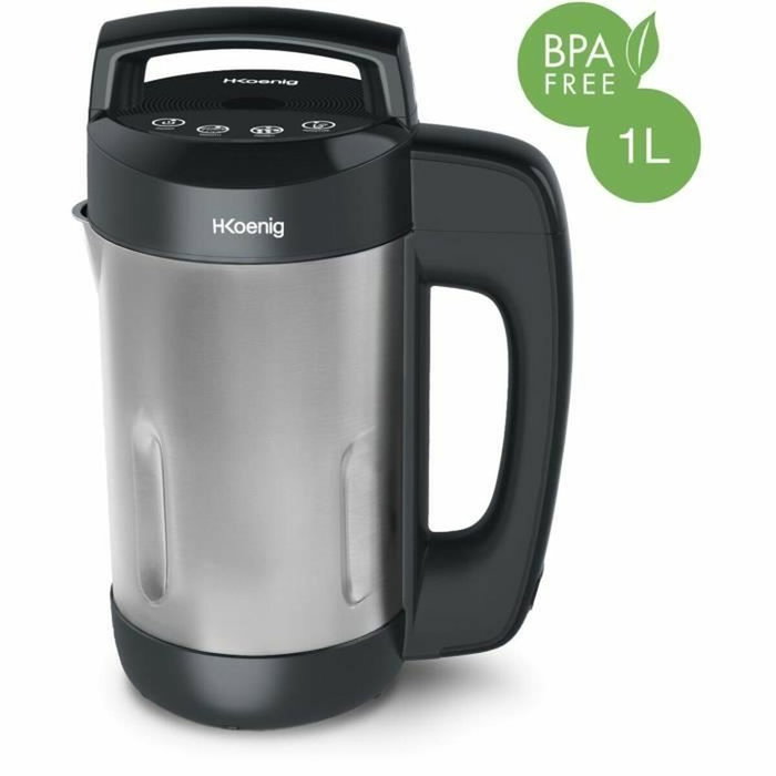 H.Koenig MXC20 Blender chauffant 850 W 1,1 L Noir et Gris H.Koenig MXC20 Blender chauffant 850 W 1,1 L Noir et Gris