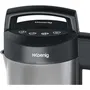 H.Koenig MXC20 Blender chauffant 850W 1,1L - Appareil polyvalent inox avec 2 programmes de cuisson pour soupes, veloutés et smoothies - Noir