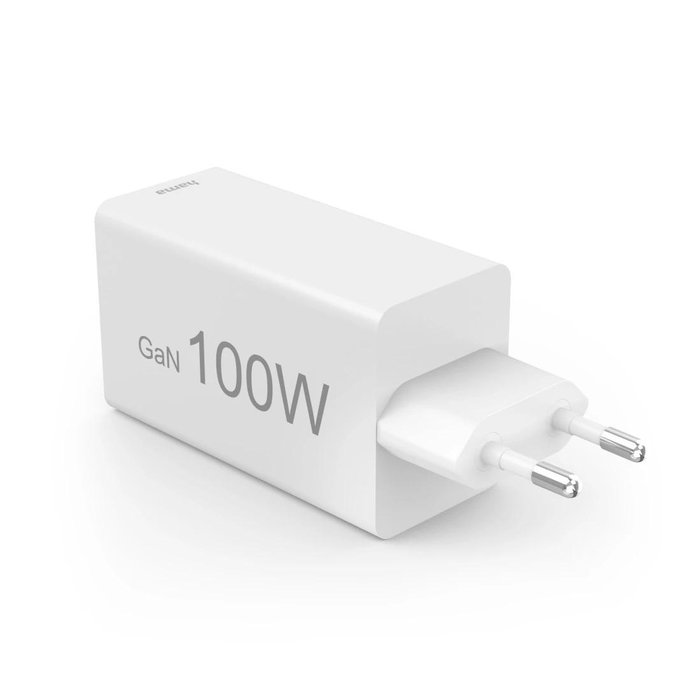Hama Chargeur sans fil USB-C USB-A 100W Blanc Hama Chargeur sans fil USB-C USB-A 100W Blanc