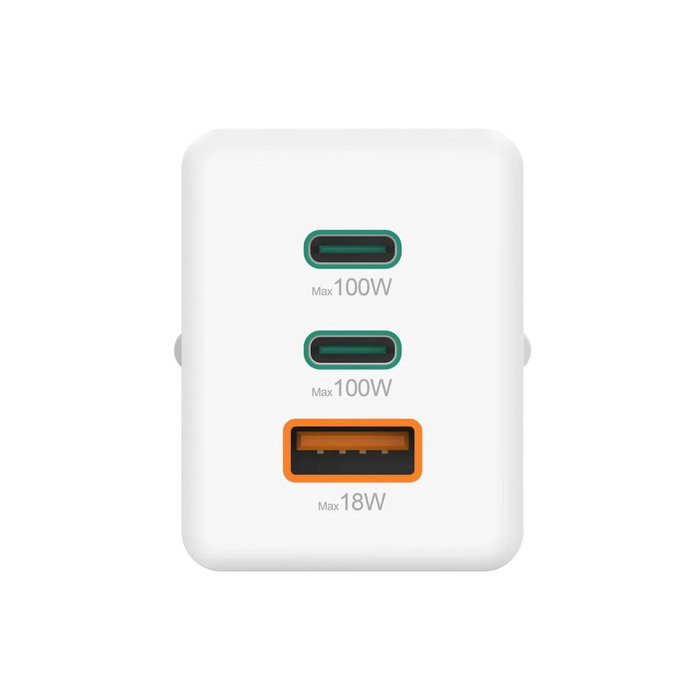 Hama Chargeur sans fil USB-C USB-A 100W Blanc Hama Chargeur sans fil USB-C USB-A 100W Blanc