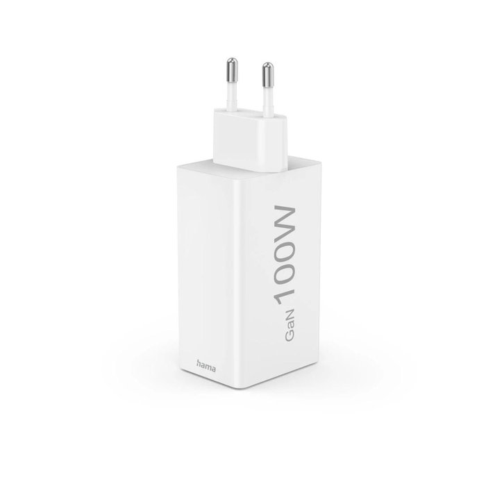 Hama Chargeur sans fil USB-C USB-A 100W Blanc Hama Chargeur sans fil USB-C USB-A 100W Blanc