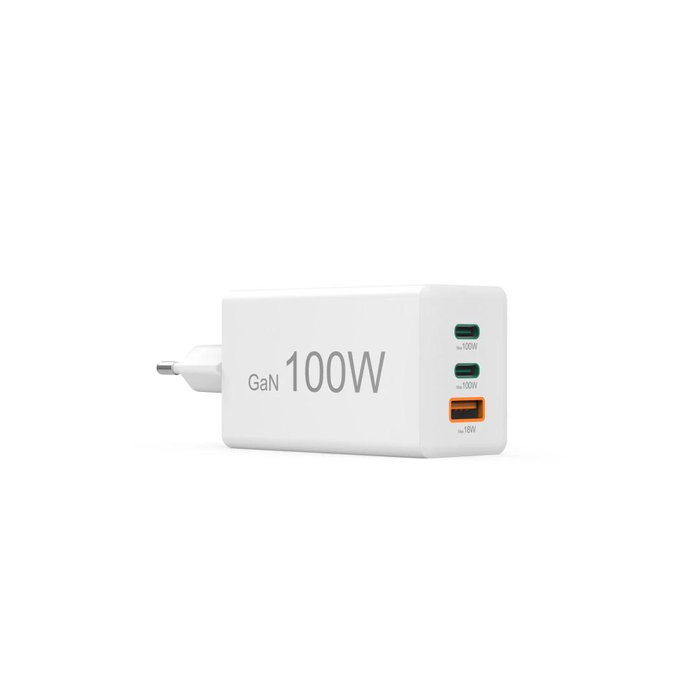 Hama Chargeur sans fil USB-C USB-A 100W Blanc Hama Chargeur sans fil USB-C USB-A 100W Blanc