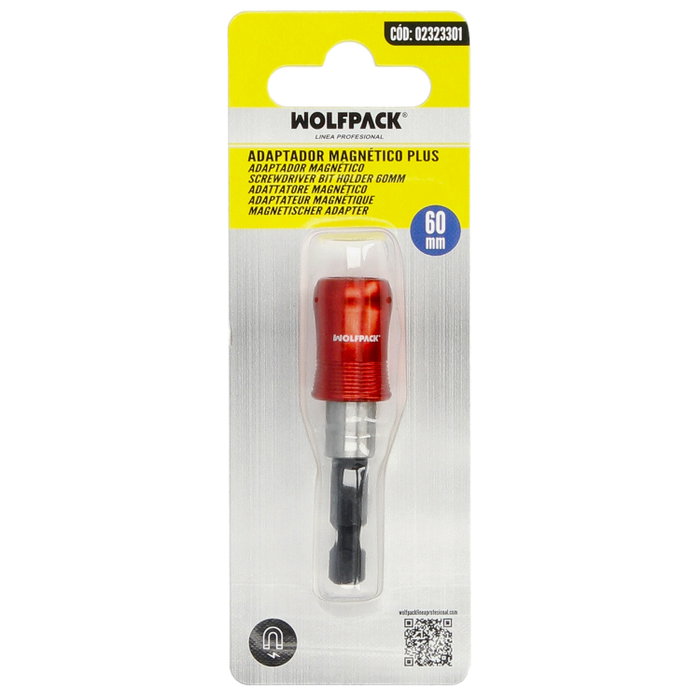 WOLFPACK LINEA PROFESIONAL Adaptateur Magnétique Rapide 65 mm WOLFPACK LINEA PROFESIONAL Adaptateur Magnétique Rapide 65 mm
