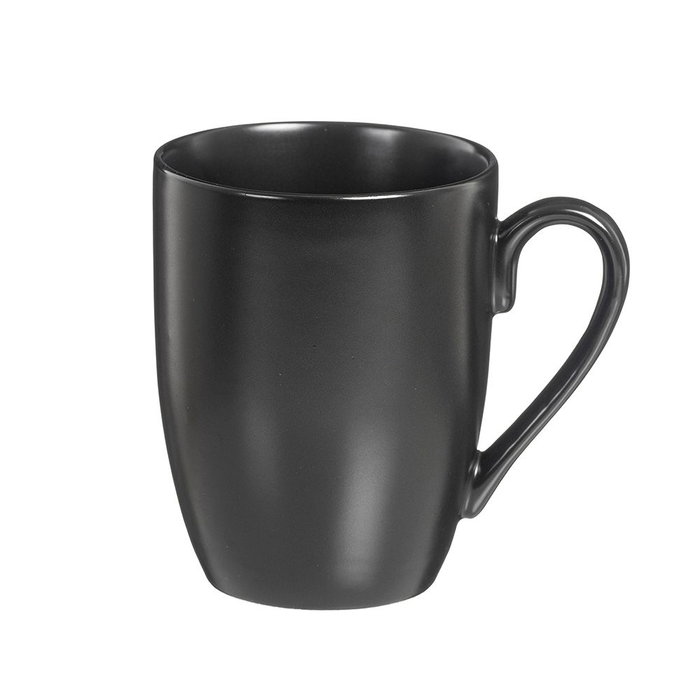 Caison Yumei Tasses en porcelaine mate noir 350 ml lot de 6 Caison Yumei Tasses en porcelaine mate noir 350 ml lot de 6