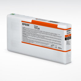 Epson C13T913A00 Cartouche d'encre originale T913A Orange 200mL Pigment Inkjet