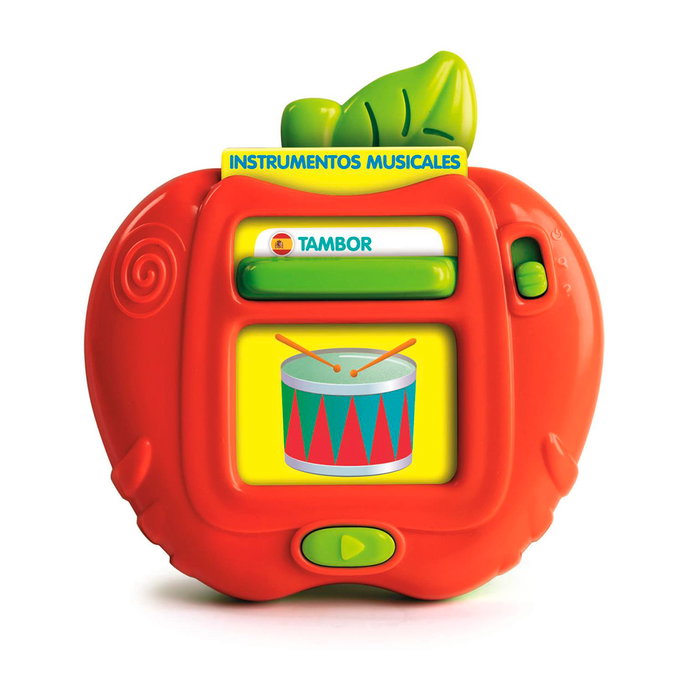 Clementoni Console Parlante Interactive - Mes Premiers 100 Mots - Jeu Éducatif pour Apprendre l'Allemand et l'Anglais - 2 Modes de Jeu - Dès 2 Ans