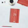 Agenda Finocam YEAR Rouge 11,7 x 18,1 cm 2026