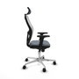 Piqueras y Crespo Chaise de Bureau 2D086N2 Gris