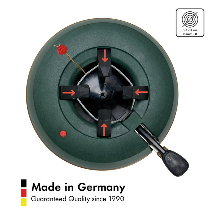 Krinner Comfort Grip+ S Support de sapin de Noël 2,3 m / 11 cm / 3 L