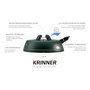 Krinner Comfort Grip+ S Support de sapin de Noël 2,3 m / 11 cm / 3 L